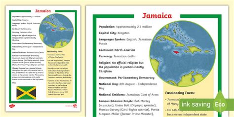 facts about jamaica.